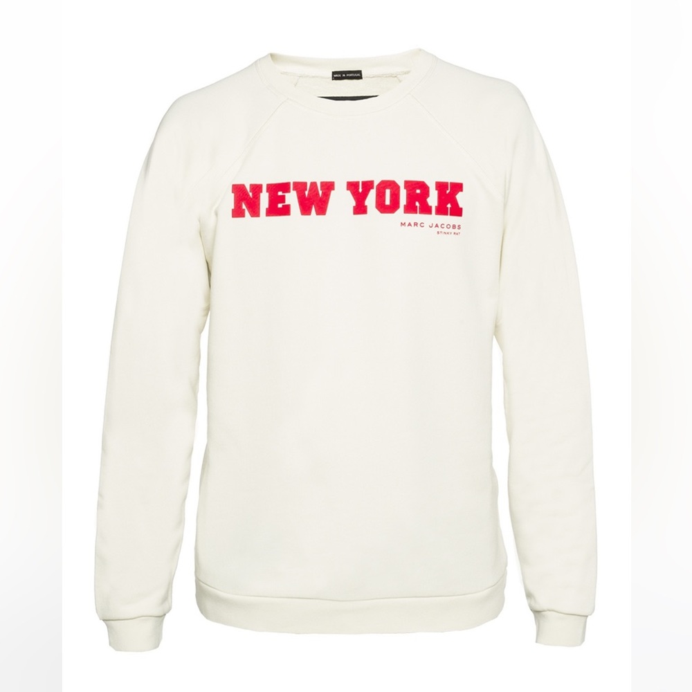 Size XL Marc Jacobs Stinky Rat Sweatshirt in cream